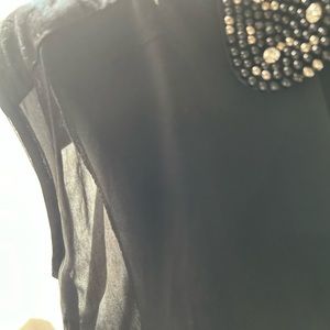 Buffalo sheer tank blouse